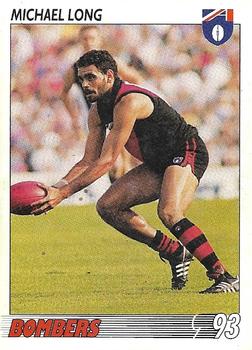 1993 Select AFL #135 Michael Long Front